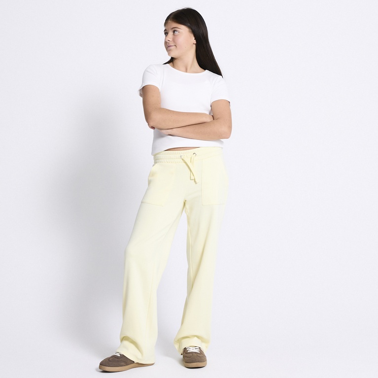 Sweatpants "Stella low waist star" Light Yellow